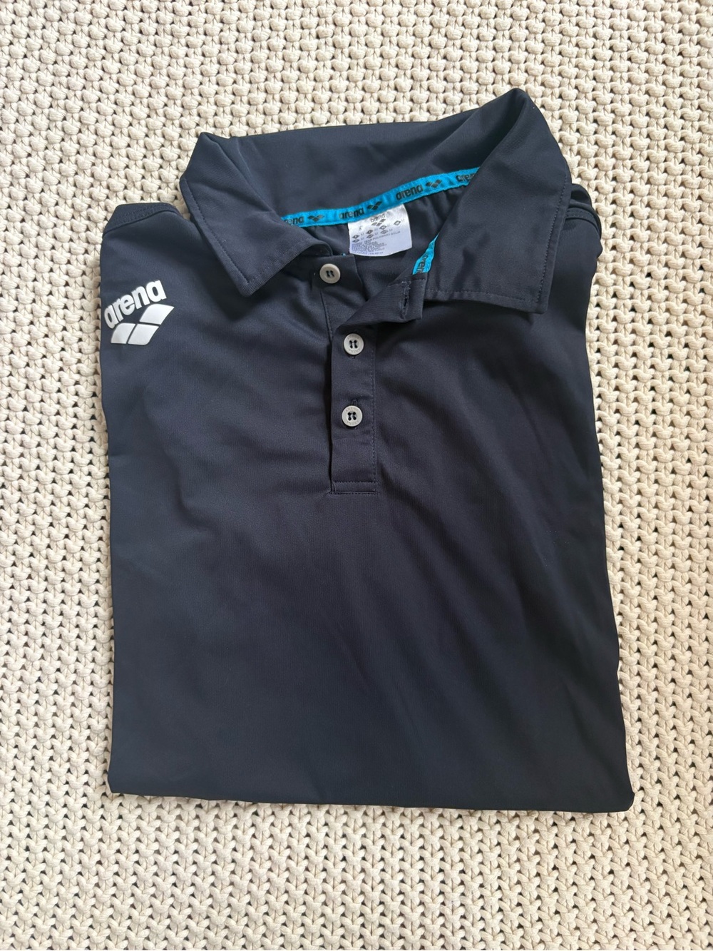 Arena Men’s Navy Polo Shirt - Performance Polo